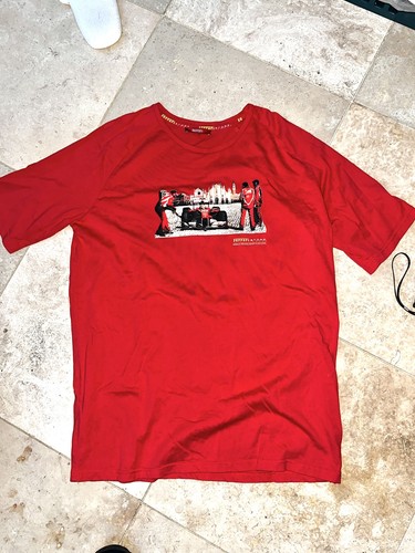 Ferrari shirt mens red - xl,