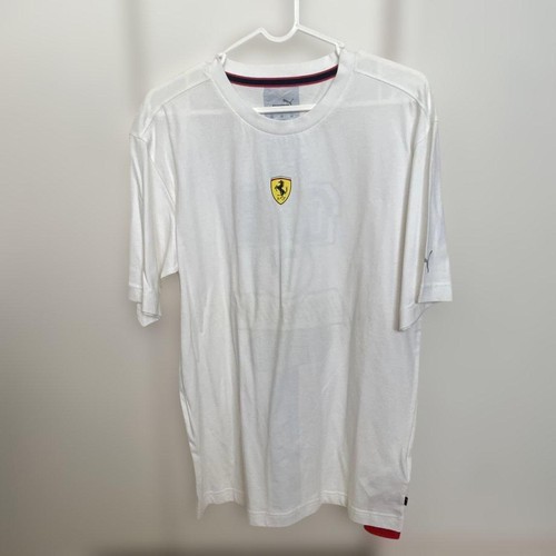 Ferrari white shirt - ferrari,