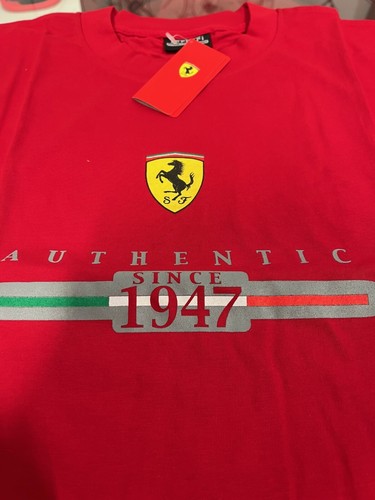 Ferrari vintage red shirt - red,
