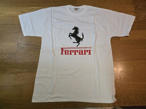 Ferrari shirt white - t-shirt,
