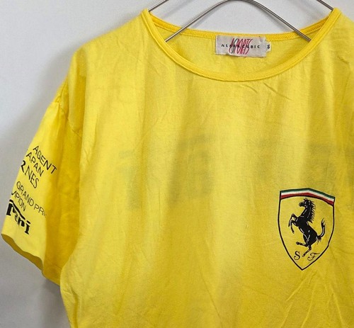 Ferrari shirt yellow - ferrari,