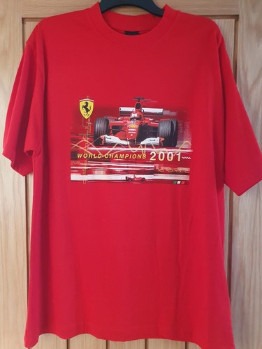 Vintage 2001 ferrari - 2001, shirt