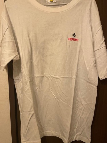 Ferrari shirt white - ferrari, t-shirt